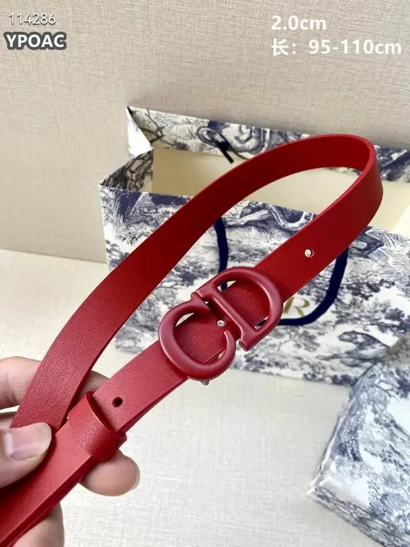 Dior Belt 20mmX95-110cm 8L17